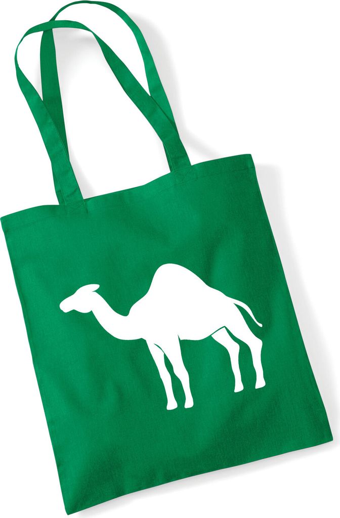 Huuraa Jutebeutel Dromedar Kamel Silhouette 10 Liter Kelly Produktbild 