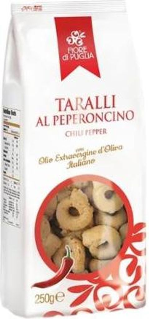Taralli al peperoncino 250g - Fiore di Puglia Produktbild 