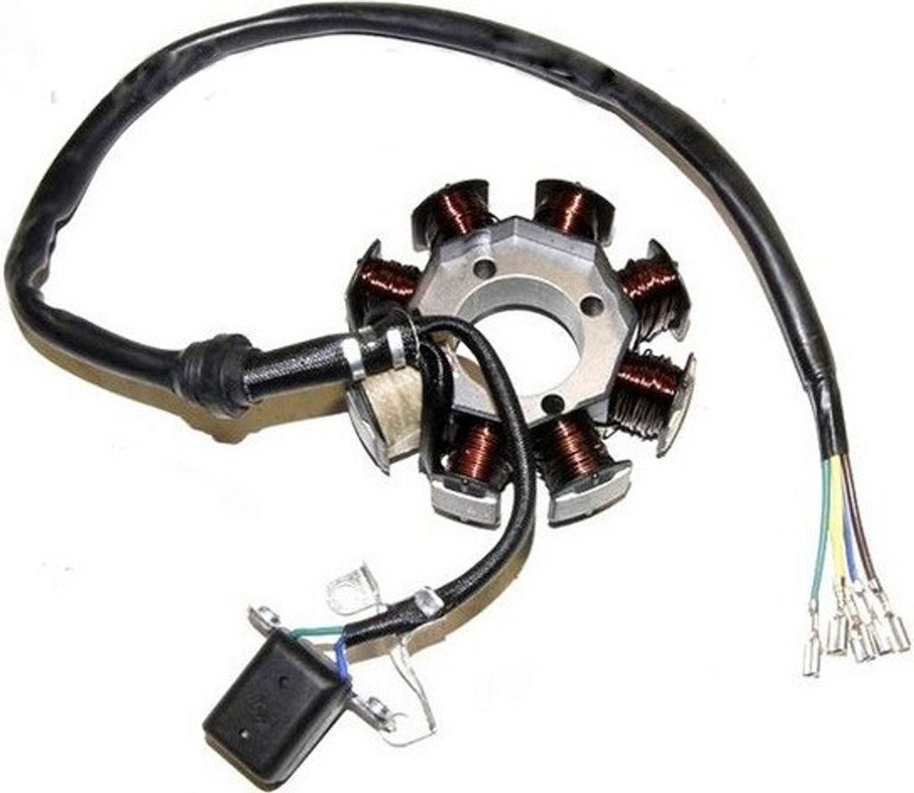 LICHTMASCHINE STATOR für China Quad ATV CG 125 150 200 250 Motor 8 SPULEN