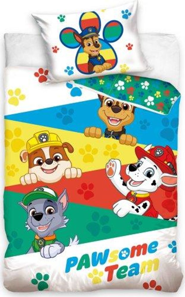 Povlečení do postýlky Tlapková Patrola Pawsome Team Obrázek produktu 