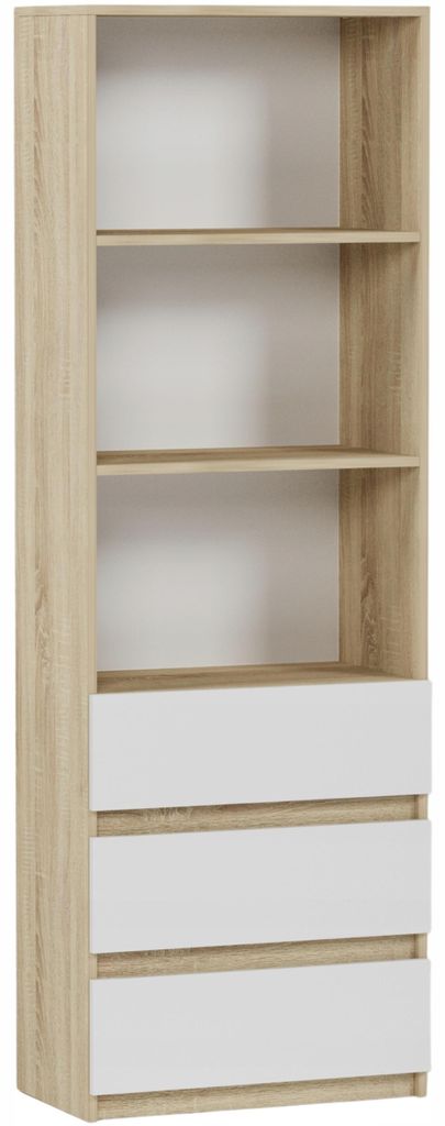 Regál kancelářský 60 cm 3 police 3 zásuvky FRAMIRE B-3 mix Obrázek produktu 