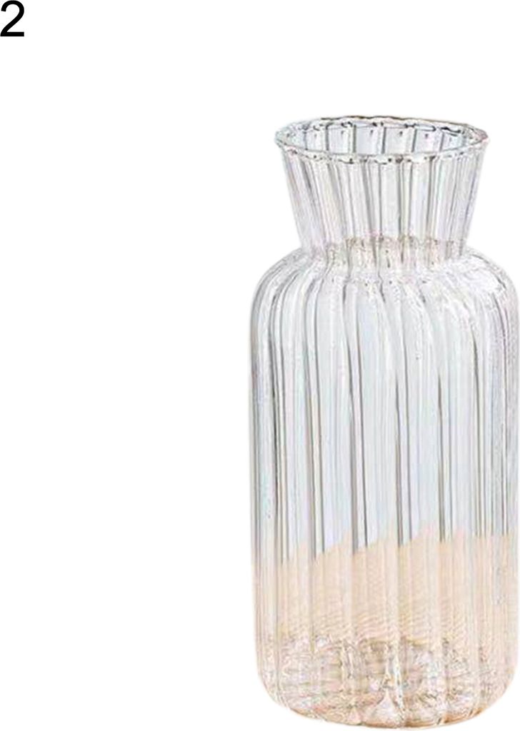 Einfache Design Vase vielseitige Wohnkultur Blume Vase Dekorative transparente Vase für Hochzeit-2