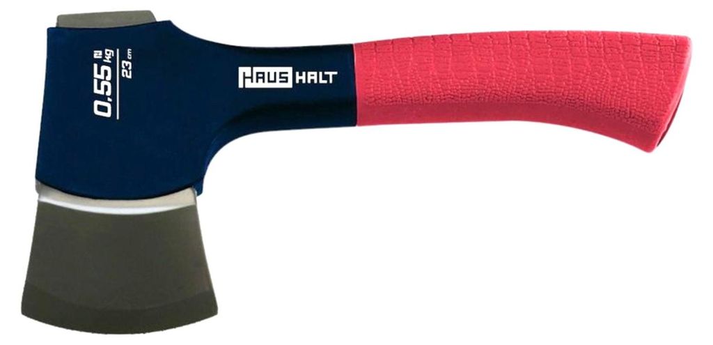 HAUSHALT Axt HH-427A, 230 mm, 0,55 kg, Beil, blau, Kopf aus Produktbild 