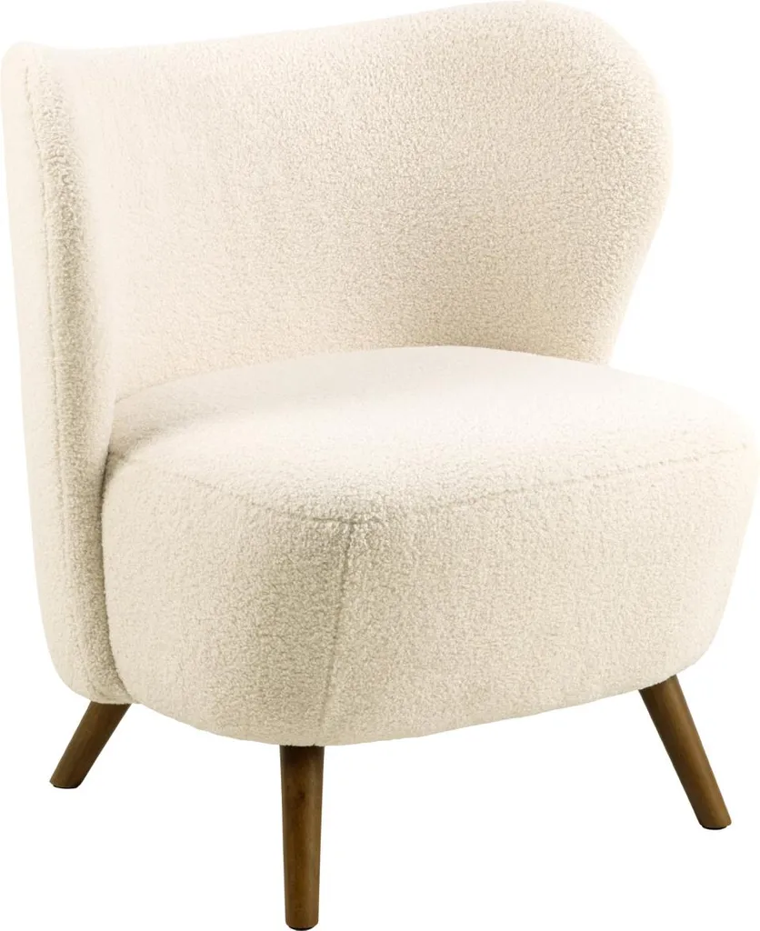 Crosby fauteuil beige au design scandinave épuré pour votre salon