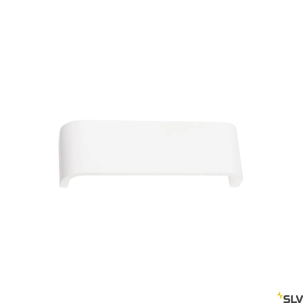 Abat-jour MANA en Plâtre Blanc 30,9 cm - Finition Mate Haute Qualité