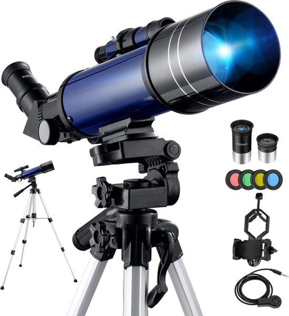 Astronomisches Teleskop mit Stativ, Pro 400/70 FMC Produktbild 