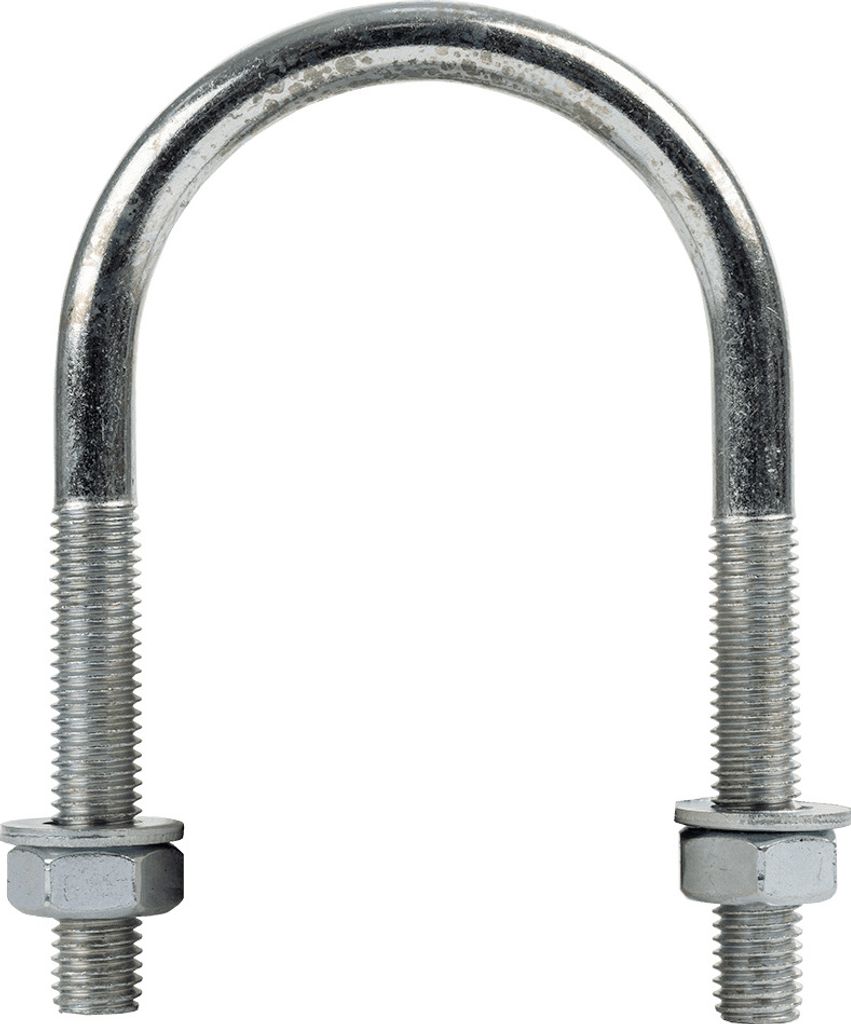 DROMET U-Bügel M10 verzinkt 61/110 mm Bügelschraube 2 Zoll Produktbild 