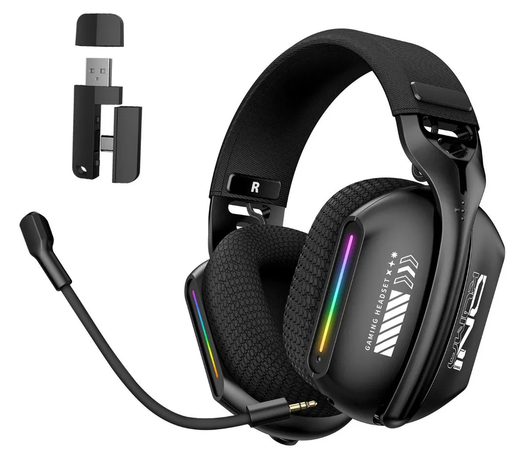 Casque audio sans fil GT808 avec réduction de bruit active ANC 60h