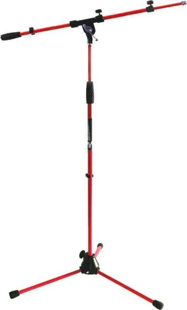 Pied de Micro Stable Keepdrum MS106 RD Rouge avec Bras Articulé Pro - 2