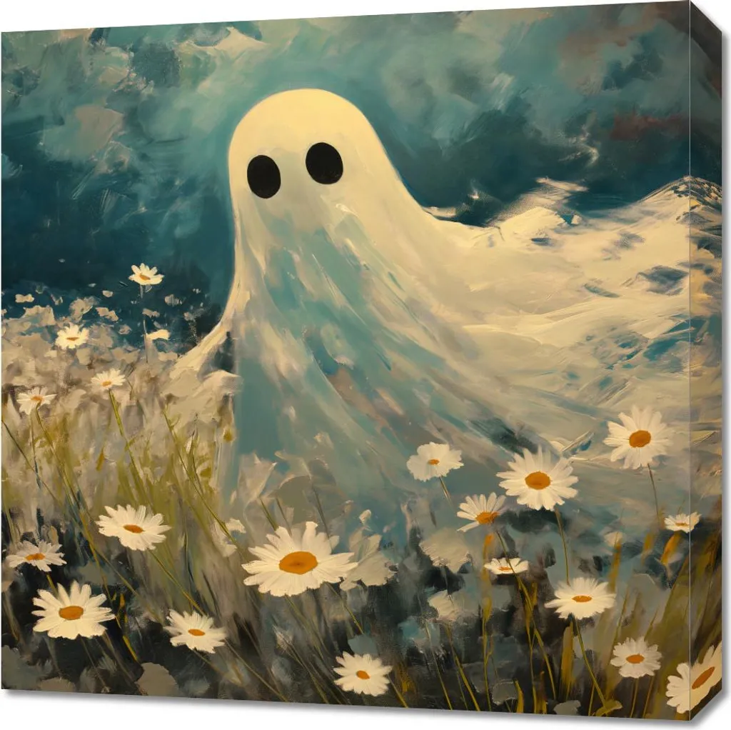 Impression Artistique 60x60 cm Fantôme de l'Ancienne Prairie Durable