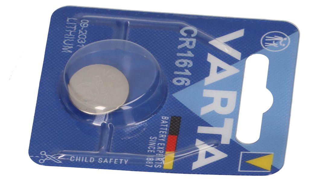 Renata CR1616 Lithium Knopfzelle – 3 V, Uhrenbatterie, Alternative Zu DL1616, ECR1616, BR1616