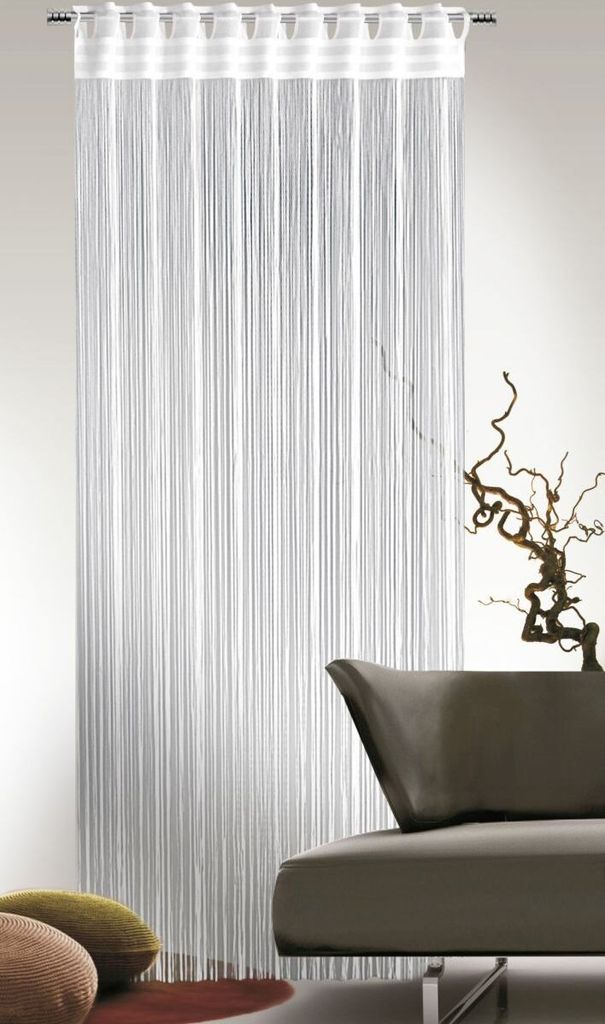 Neusser Collection Fransenstore Aliette weiß, 90 x 245 cm Produktbild 