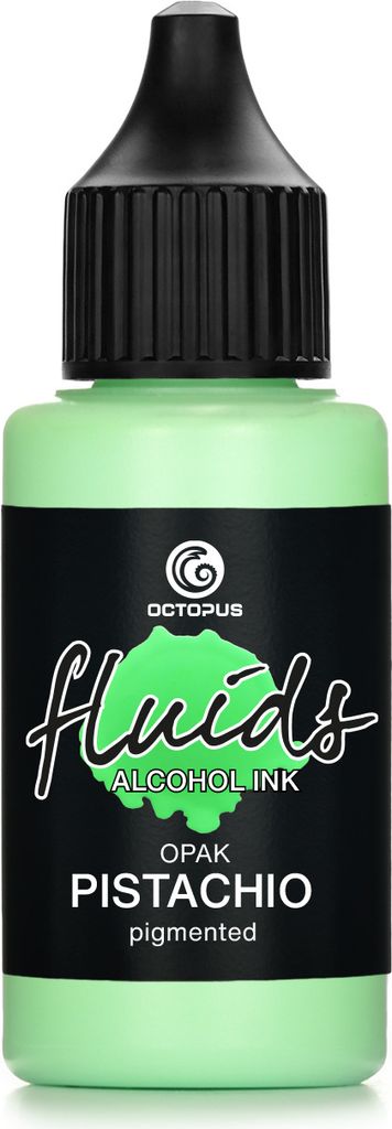 Octopus Fluids Alcohol Ink OPAK PISTACHIO Alkoholtinte für Fluid Art und Resin, grün