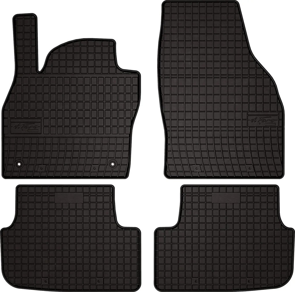 Tappeti in Gomma 3D per Seat Arona Crossover 2017+ | Set Nero