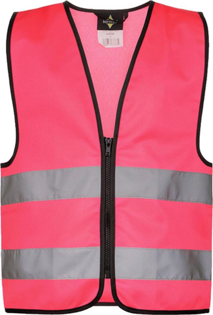 Korntex KWRX | Kinder Safety Vest for Kids with Zipper Produktbild