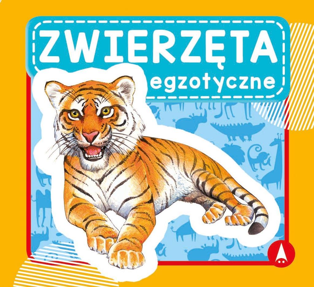 Wydawnictwo Skrzat Miniprzewodnik Zwierzęta egzotyczne 12 stron dla maluszka dla dzieci