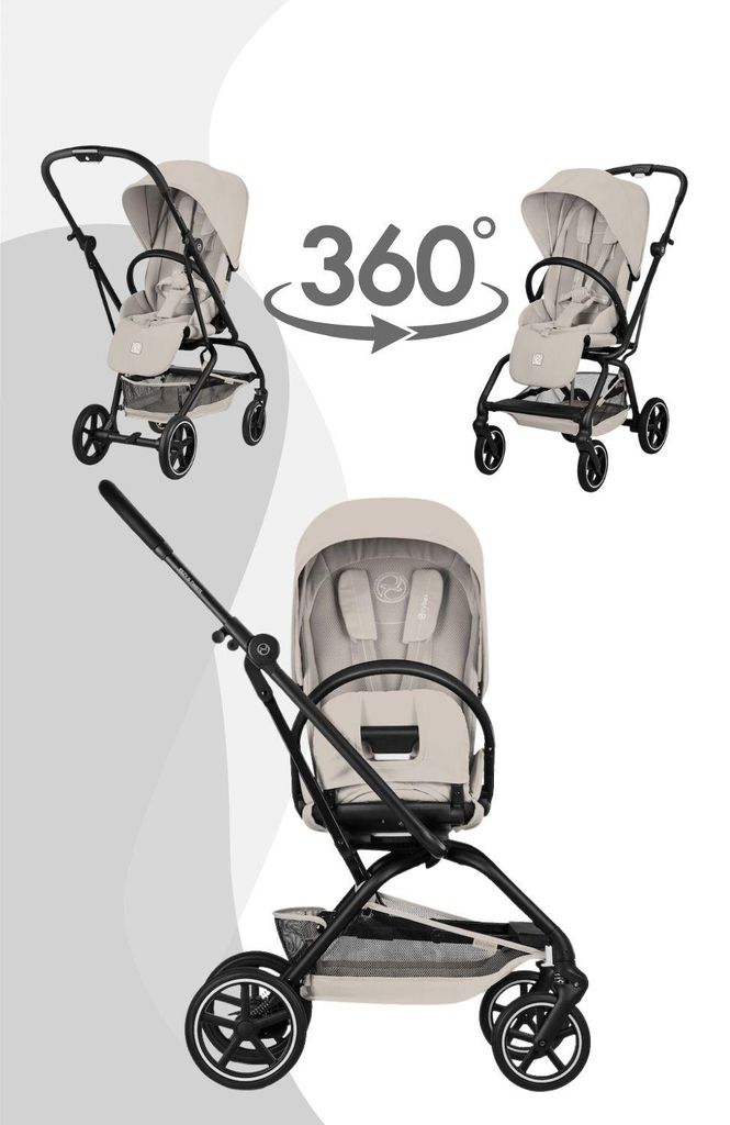 Cybex Eezy S Twist+ 2 Buggy Modell 2026, Farbe:Dune Grey