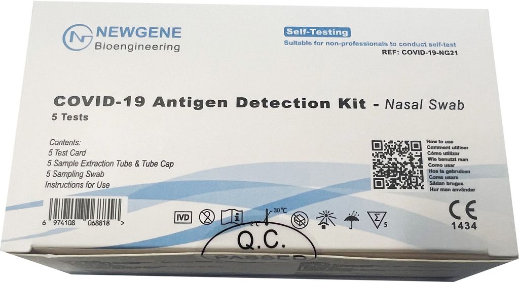 5 Stück Covid-19 Antigen-Nachweis-Kit - Nasenabstrich, Für Produktbild 5