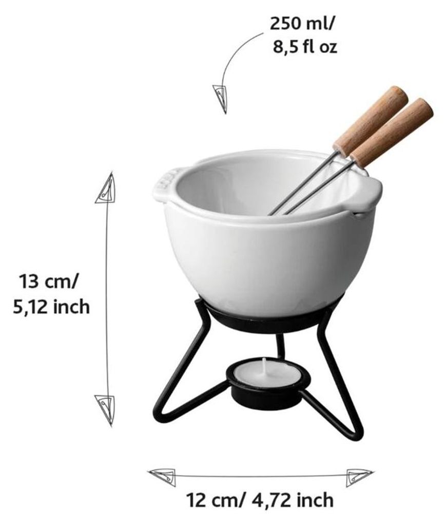 Súprava na čokoládové fondue na sviečku Obrázok produktu 