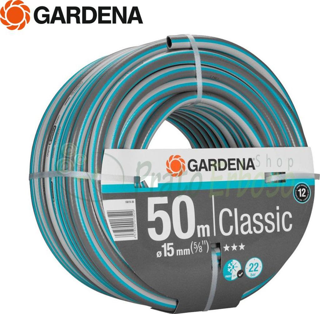 Gardena 18019-26 Classic - Gartenschlauch, Durchmesser 15 mm, 50 Meter