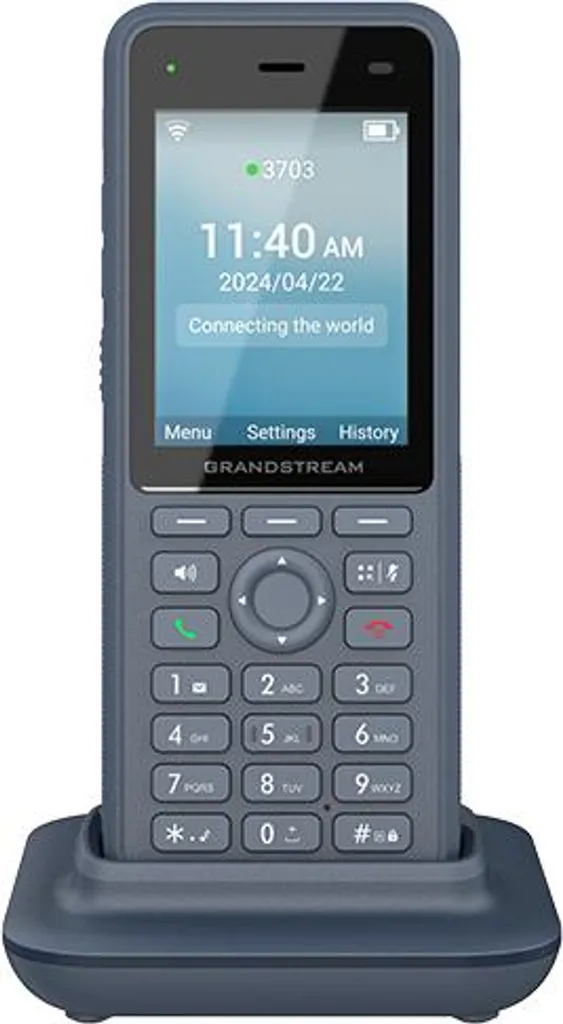 Téléphone WiFi Grandstream WP836 combiné sans fil pour réseau local