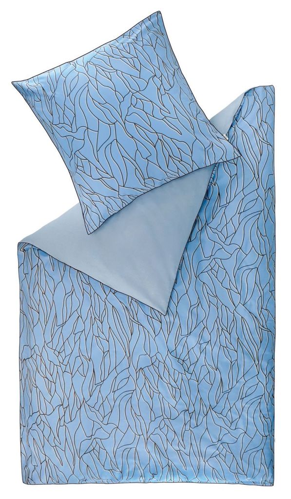 Esprit Renforcé-Bettwäsche-Garnitur Nele Farbe blue Größe 155x220+80x80