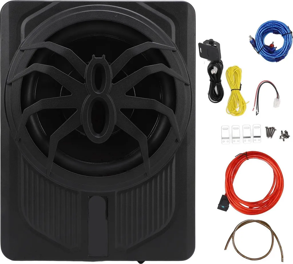 Caisson de basses extra-plat 10in 800W LED pour sonorisation automobile