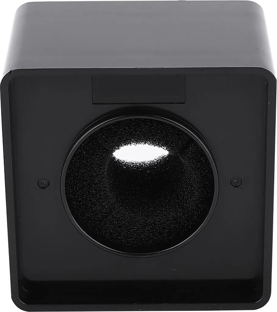Cubo Microfono Interviste Quadrato ABS 41mm - Personalizzabile Nero - 3