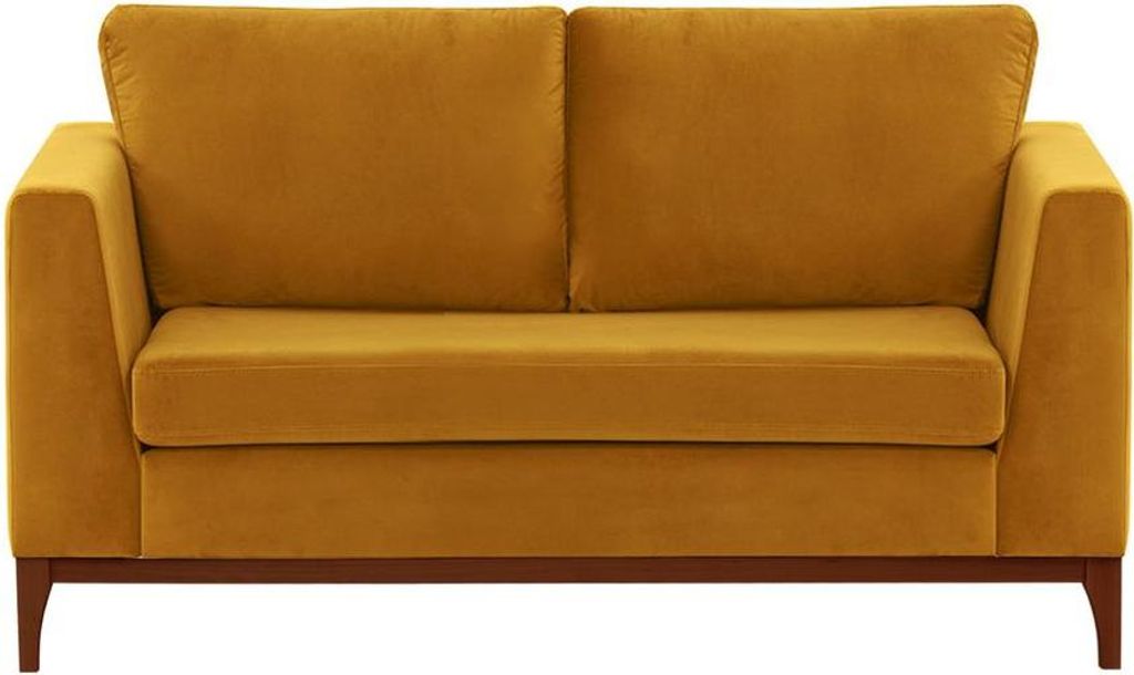 Zweisitzer-Sofa Gosena Wood-Velluto 8-dark oak
