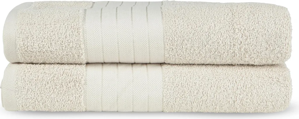 2 Teli Bagno 70x140 Uni Good Morning | Cotone 100% per Tutta la Famiglia