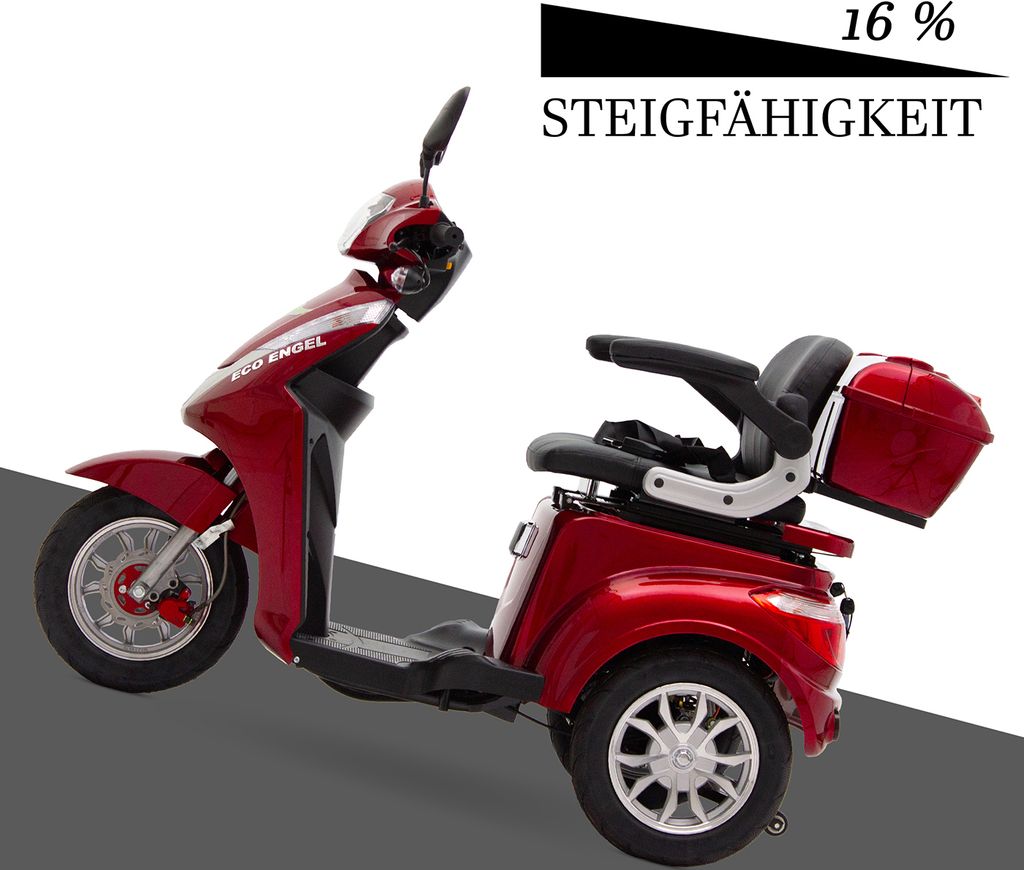 ECO ENGEL 501 Rot, 25 km/h Senioren Roller Seniorenmobil Produktbild 4