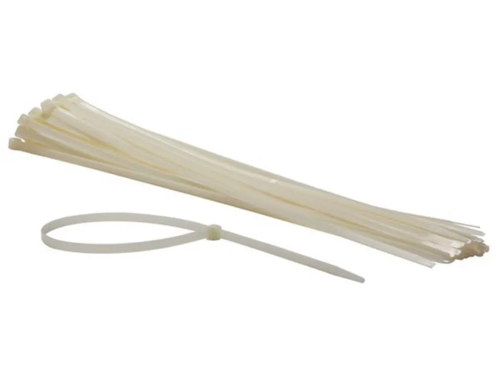 Set Fascette In Nylon - 8,8 X 610 Mm - Bianco (50 Pz)