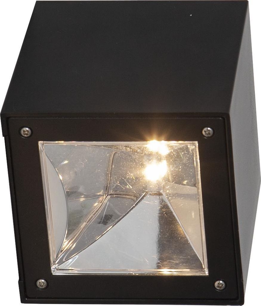 LED-Solar-Wandleuchte'Wally Cube' 20LM Produktbild 