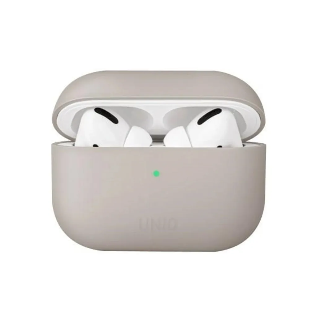 Custodia Protettiva UNIQ Lino AirPods Pro 2 - Silicone Ibrido Beige