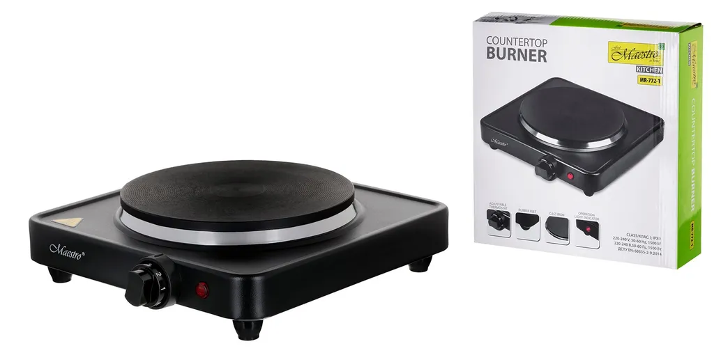 Cuisinière électrique MR-772-1 MAESTRO : réchaud d'appoint compact - 2