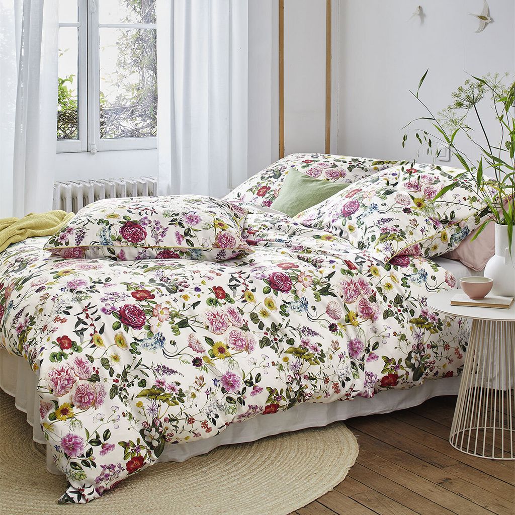 Irisette Mako-Satin Bettwäsche Glamour Mariestad weiß Produktbild 