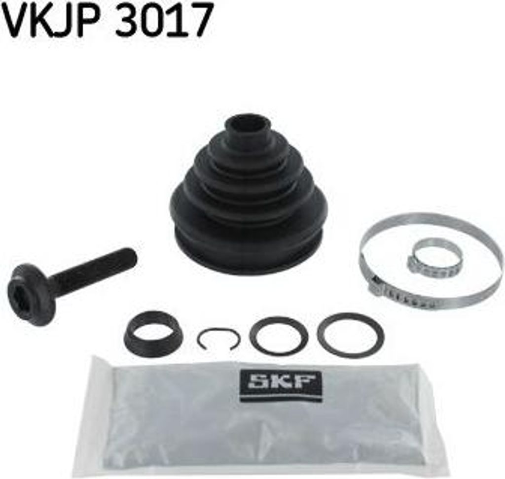 SKF VKJP3017 Manschettensatz, Antriebswelle OE 3B0498203A kompatibel mit A4 8D, A4 8E, A6 4B, Superb, Passat 3B