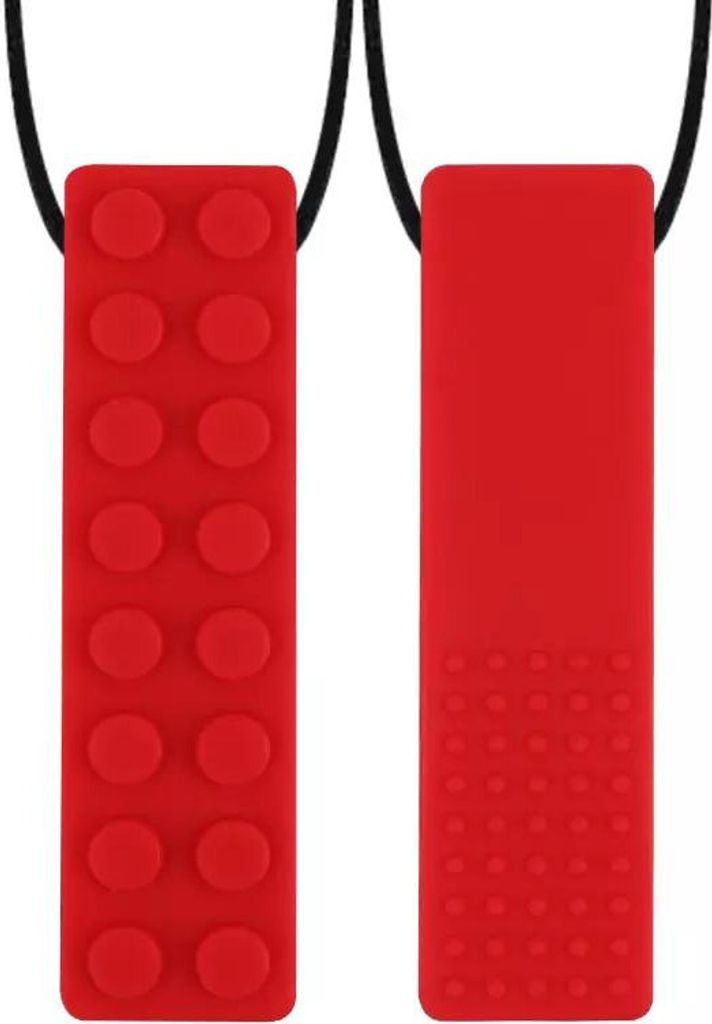Logopädisches therapeutisches Spielzeug Baustein Rot Produktbild 