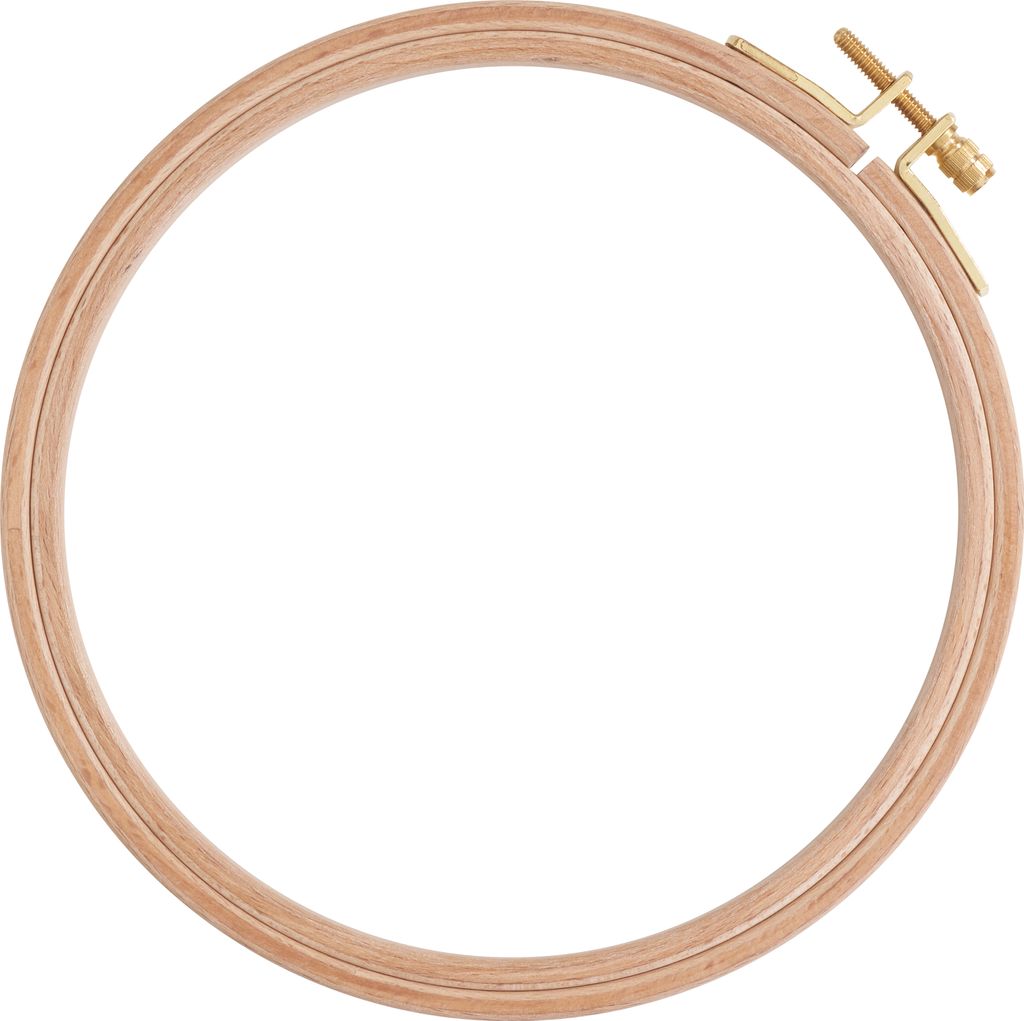 VBS Stickring 7 cm Durchmesser Holzrahmen für Handarbeiten und Stickprojekte Ø 15,5 cm