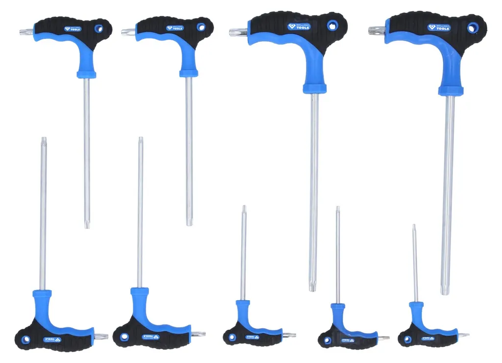 Jeu de clés Torx percées poignée en T ergonomique haute performance