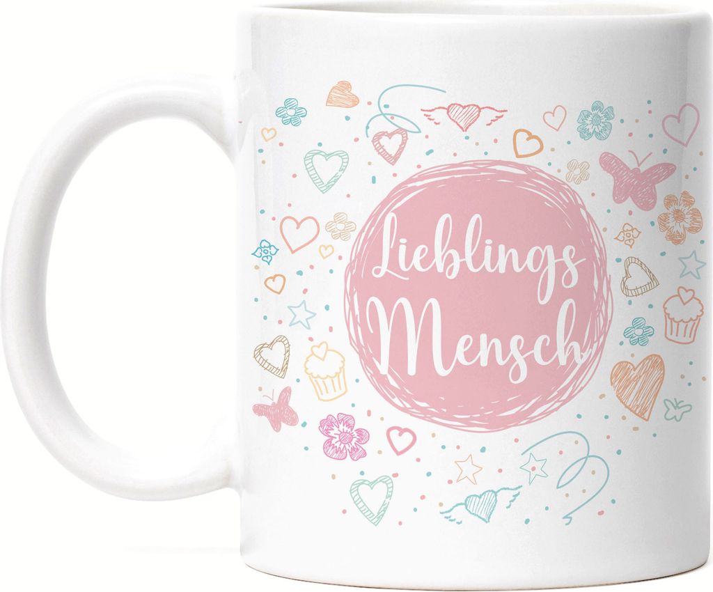 Lieblingsmensch Tasse Dankeschön Geschenk Danke Sagen Für Alles Beste Freundin Familie