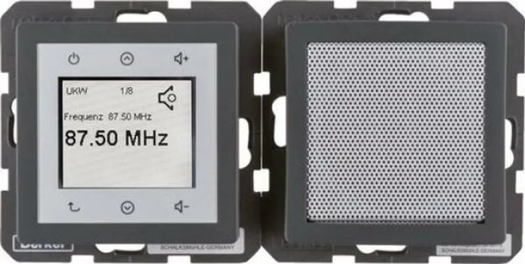Radio de Cuisine et Salle de Bain Encastrable DAB+ Berker Q.X Bluetooth