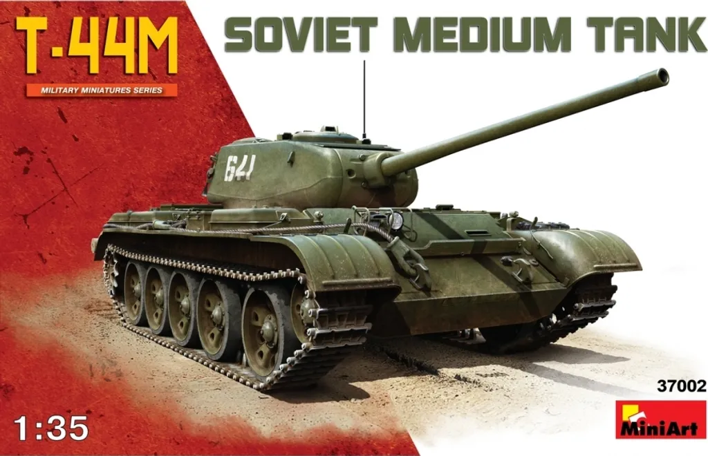 Réalisez un Diorama Russe avec le Char T-44M Maquette 1/35 Plastique Gris