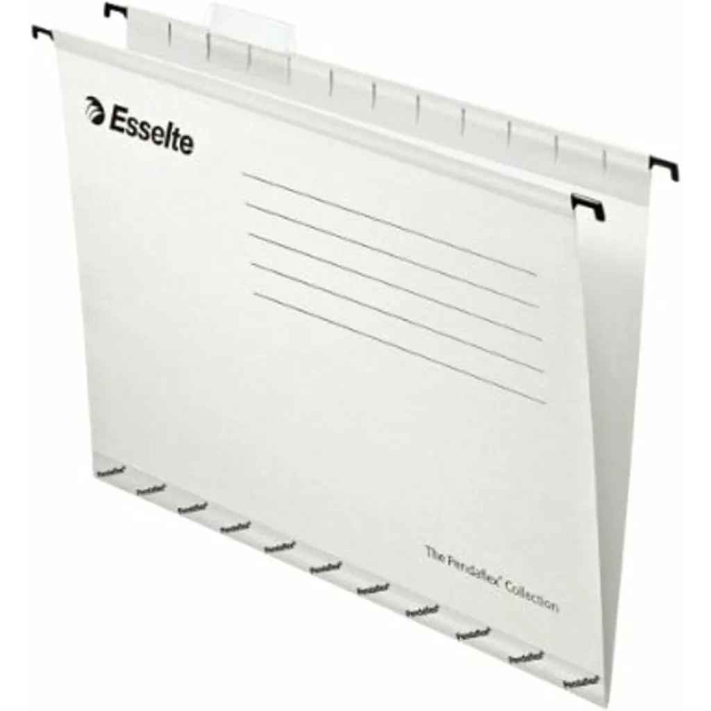 Organiser ses archives avec 25 dossiers suspendus Esselte blancs A4