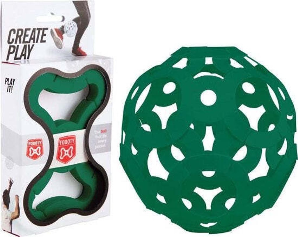 FOOOTY FOOOTY Travel Football Green - Gestalte deinen eigenen Ball für drinnen und draußen