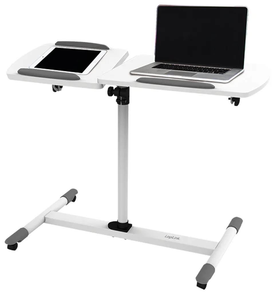 Support ordinateur portable et projecteur inclinable blanc max 10kg - 2
