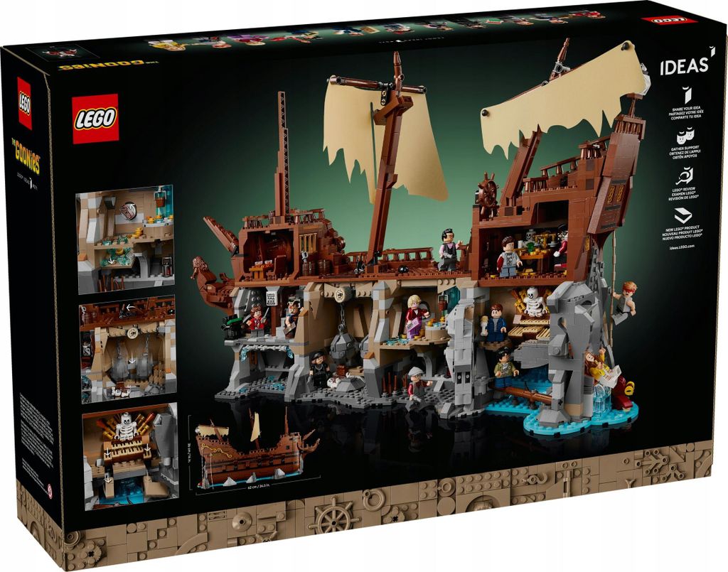 LEGO Ideas The Goonies, 18 rok/roky, Plast, 2912 kusů, 3,84 Obrázek produktu 