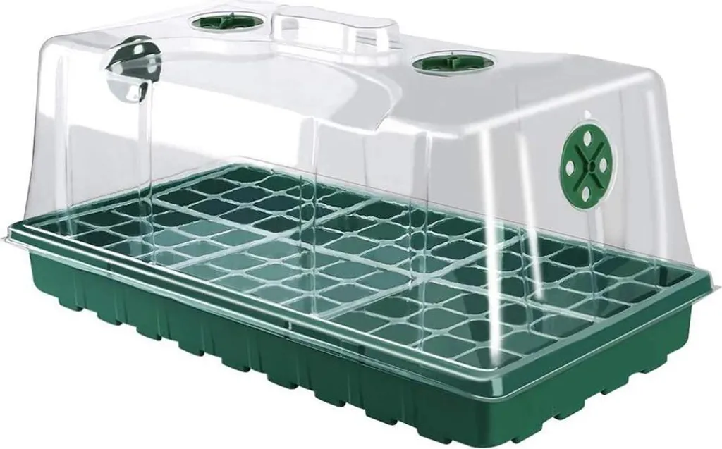 Plateau de Semis avec Valve de Ventilation - Set de 6 Kits de Germination