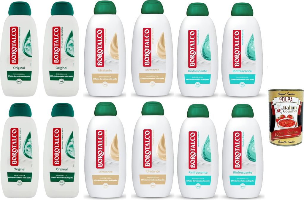 Borotalco Testpaket Duschbad, Duschgel mit Borotalkum-Duft, Produktbild 