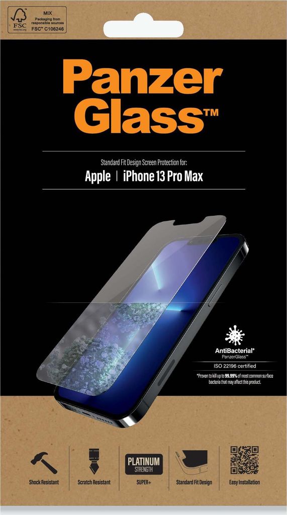 PanzerGlass 47430 PanzerGlass Standard Fit clear for iPhone Immagine del prodotto 